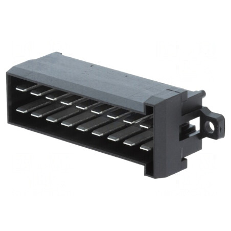 Conector dreptunghiular JPT Junior Timer tată soclu 18 pini | Electronic-mag.ro | Componente Electronice