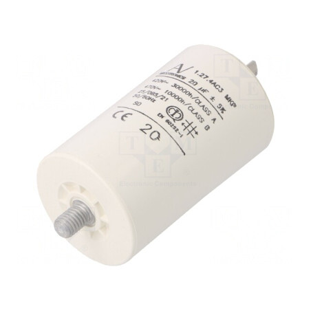 Condensator pentru Motoare 20uF 470VAC | Electronic-mag.ro | Componente Electronice