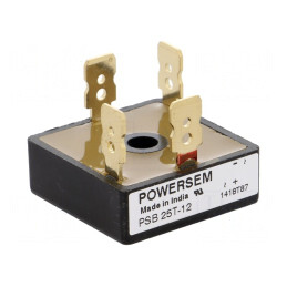 Punte Redresoare Monofazată 1,2kV 21A THT | Electronic-mag.ro | Componente Electronice