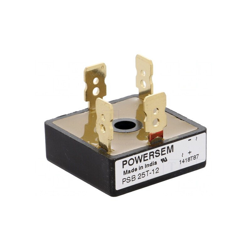 Punte Redresoare Monofazată 1,2kV 21A THT | Electronic-mag.ro | Componente Electronice