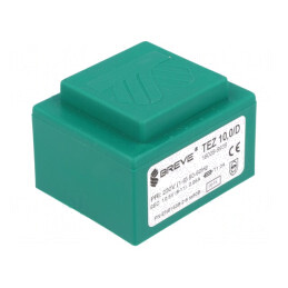 Transformator încapsulat 10VA 230VAC 10,5V PCB | Electronic-mag.ro | Componente Electronice