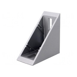 Colțar pentru profile 8mm 40x76x76mm | Electronic-mag.ro | Componente Electronice