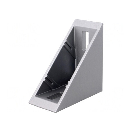 Colțar pentru profile 8mm 40x76x76mm | Electronic-mag.ro | Componente Electronice