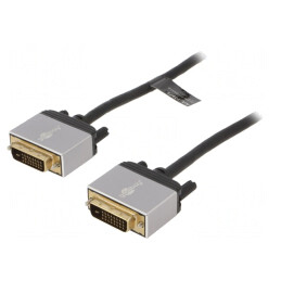 Cablu DVI-D 1.5m Negru | Electronic-mag.ro | Componente Electronice