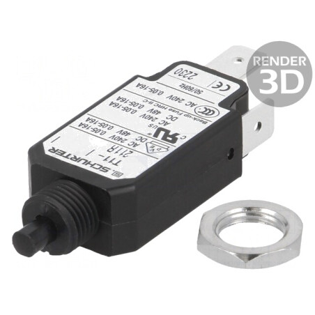 Întrerupător de Supracurent 8A SPST 240VAC 48VDC | Electronic-mag.ro | Componente Electronice