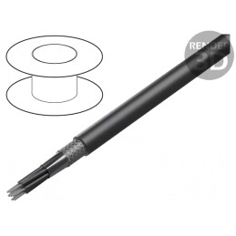 Cablu Electic HELUTHERM 145 MULTI 7x0,25mm2 Negru | Electronic-mag.ro | Componente Electronice