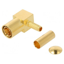 Soclu SMB mamă 90° 50Ω PTFE | Electronic-mag.ro | Componente Electronice