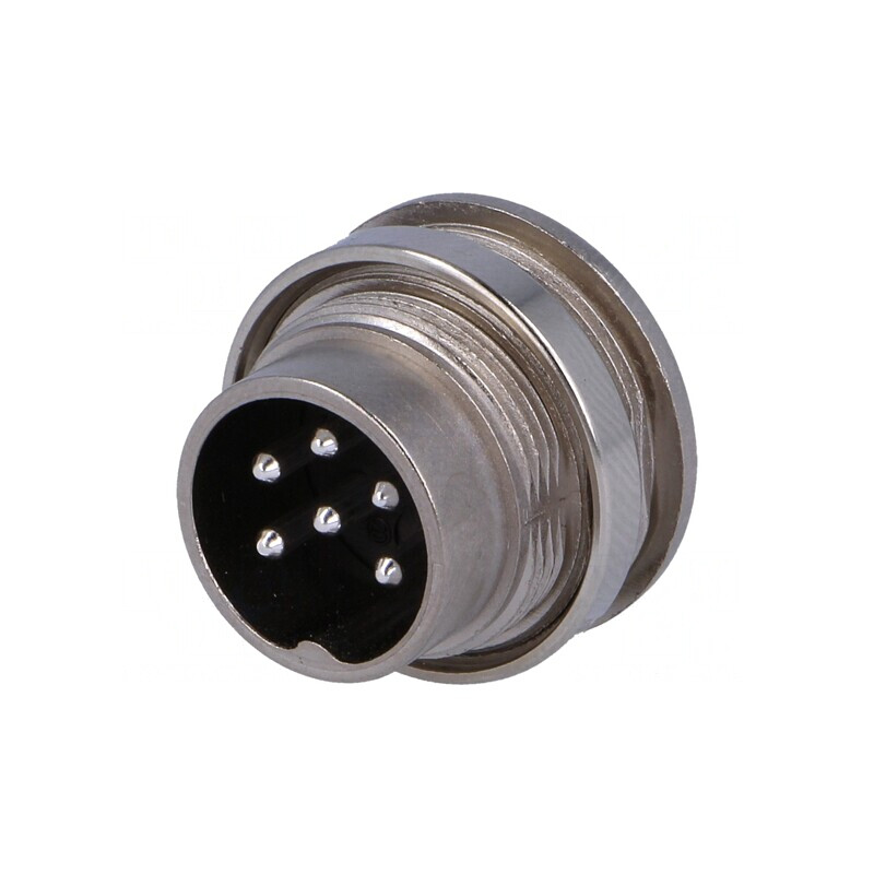 Conector M16 6-PIN 5A 300V IP40 | Electronic-mag.ro | Componente Electronice