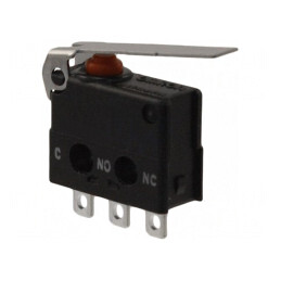 Microîntrerupător SNAP ACTION cu manetă IP67 SPDT 0,1A/30VDC | Electronic-mag.ro | Componente Electronice