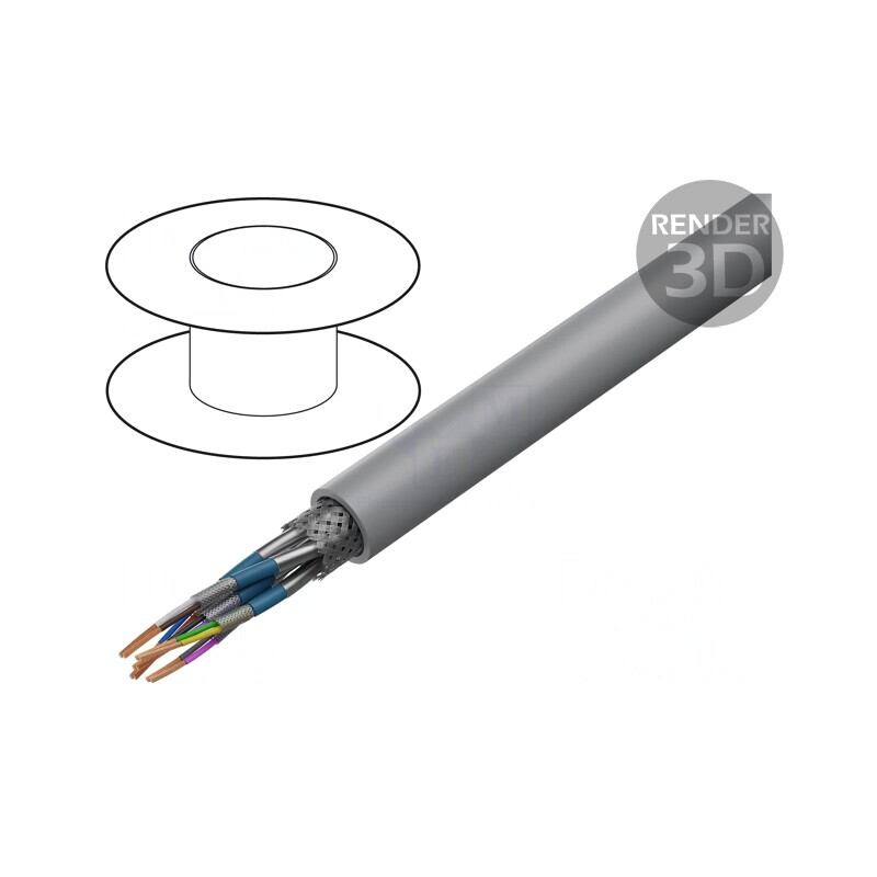 Cablu PVC gri 5x2x0,14mm2 350V autostingere | Electronic-mag.ro | Componente Electronice Cablu PVC gri 5x2x0,14mm2 350V autostingere | Electronic-mag.ro | Componente Electronice