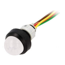 Lampa de control LED multicolor 24V | Electronic-mag.ro | Componente Electronice