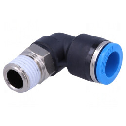 Racord push-in 90° 10mm 6bar | Electronic-mag.ro | Componente Electronice