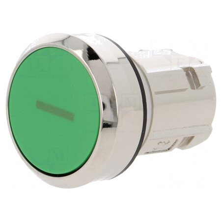 Comutator apăsare 22mm verde | Electronic-mag.ro | Componente Electronice