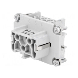 Conector HDC Contact Mamă 6 6 PE 22A