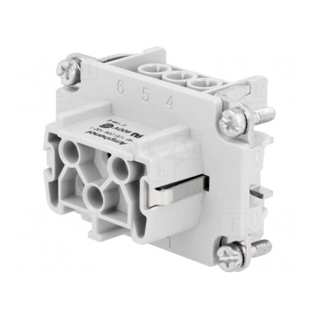 Conector HDC Contact Mamă 6 6 PE 22A | Electronic-mag.ro | Componente Electronice