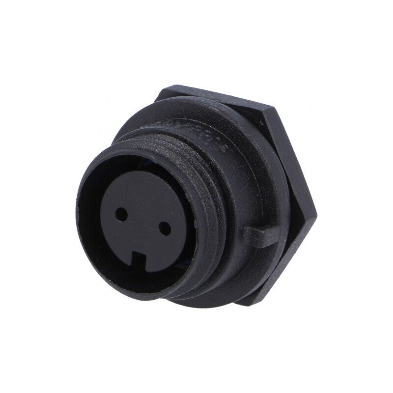 Conector Circular Soclu Mamă 2 PIN IP68 250V | Electronic-mag.ro | Componente Electronice