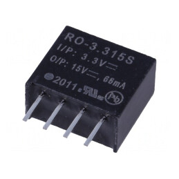 Convertor DC-DC 1W 3V la 15V 66mA | Electronic-mag.ro | Componente Electronice