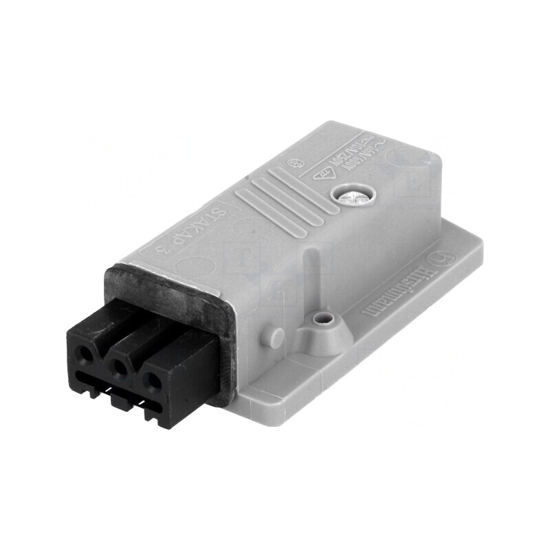 Conector Dreptunghiular Mamă 3-PIN Cositorit IP54 | Electronic-mag.ro | Componente Electronice Conector Dreptunghiular Mamă 3-PIN Cositorit IP54 | Electronic-mag.ro | Componente Electronice