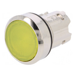 Comutator cu apăsare 22mm galben stabil | Electronic-mag.ro | Componente Electronice