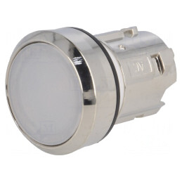 Comutator apăsare 22mm alb IP67 | Electronic-mag.ro | Componente Electronice