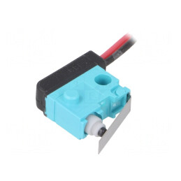 Microîntrerupător SNAP ACTION cu manetă SPST-NC 0,1A/30VDC | Electronic-mag.ro | Componente Electronice