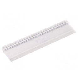 Profil aluminiu pentru module LED albă L 1m WIDE24 de suprafață | Electronic-mag.ro | Componente Electronice