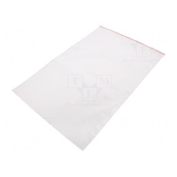 Pungă cu fermoar polietilenă 340mm x 240mm x 45um | Electronic-mag.ro | Componente Electronice