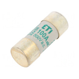 Siguranță Cilindrică Industrială 100A 500VAC | Electronic-mag.ro | Componente Electronice