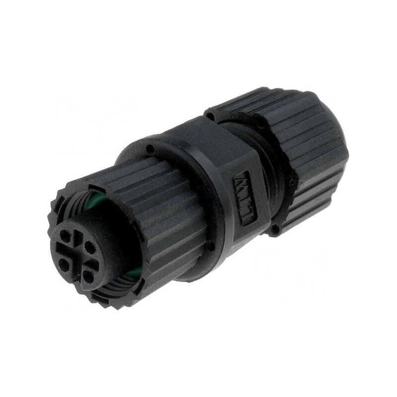 Mufă M12 4 PIN mamă IP68 pe cablu DeviceNet/CANopen | Electronic-mag.ro | Componente Electronice