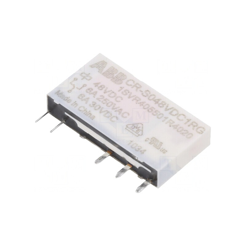 Releu Miniatură SPDT 48VDC THT Serie CR-S | Electronic-mag.ro | Componente Electronice