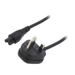 Cablu Alimentare 3x0,75mm2 5m Negru | Electronic-mag.ro | Componente Electronice