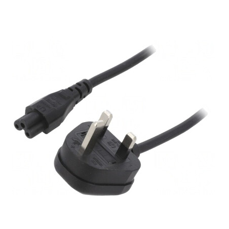 Cablu Alimentare 3x0,75mm2 5m Negru | Electronic-mag.ro | Componente Electronice