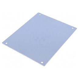 Placă de montare oțel zincat 141mm x 174mm | Electronic-mag.ro | Componente Electronice