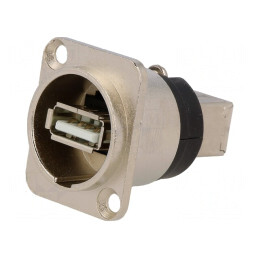 Adaptor USB A la USB B FT USB 2.0 Metalic | Electronic-mag.ro | Componente Electronice