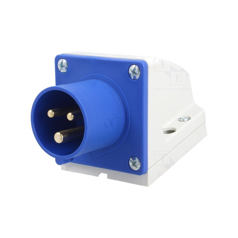 Conector de alimentare AC 16A 230V IP44 IEC 60309 | Electronic-mag.ro | Componente Electronice