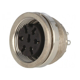 Conector M16 Soclu Mamă 7PIN 5A 300V IP40 0,5mm2 | Electronic-mag.ro | Componente Electronice