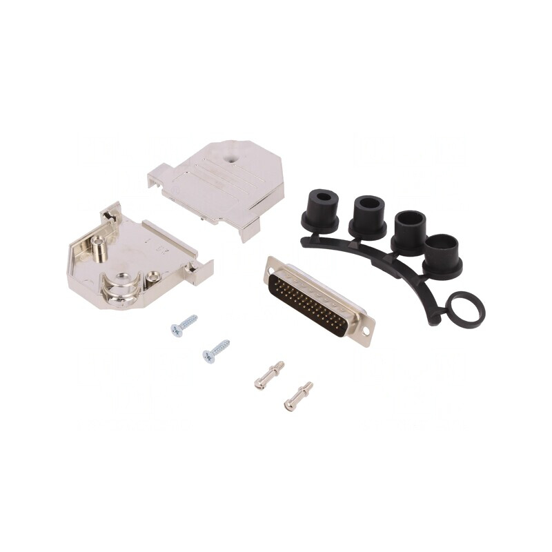 "Mufă D-Sub HD 44-PIN Tată Neagră pentru Lipire pe Cablu" | Electronic-mag.ro | Componente Electronice