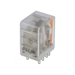 Releu electromagnetic DPDT 24VDC 10A | Electronic-mag.ro | Componente Electronice