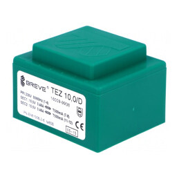 Transformator Încapsulat 10VA 230V 10,5V 476mA | Electronic-mag.ro | Componente Electronice