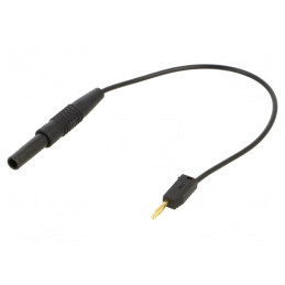 Cabluri de Măsurare 10A Aurite 0,15m PVC Negru