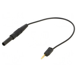 Cabluri de Măsurare 10A Aurite 0,15m PVC Negru | Electronic-mag.ro | Componente Electronice