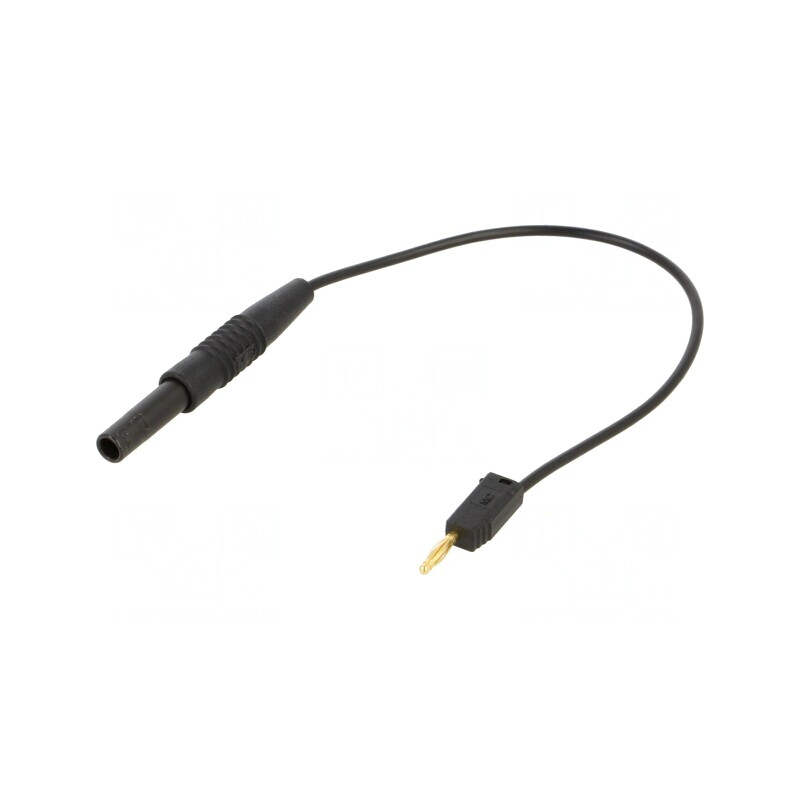 Cabluri de Măsurare 10A Aurite 0,15m PVC Negru | Electronic-mag.ro | Componente Electronice