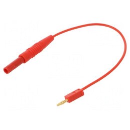 Cabluri de măsurare 10A roşii 0.15m PVC