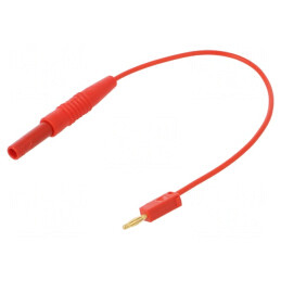 Cabluri de măsurare 10A roşii 0.15m PVC | Electronic-mag.ro | Componente Electronice