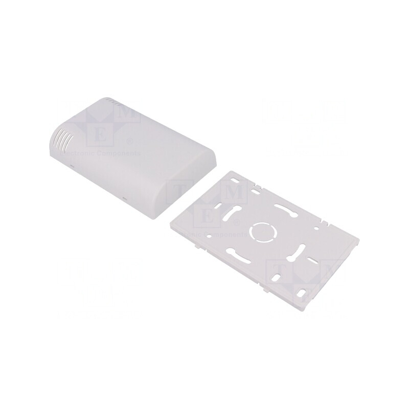 Carcasă montare pe perete ABS albă 80x120x25mm | Electronic-mag.ro | Componente Electronice