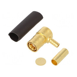 Soclu SMB mamă unghi 90° 50Ω PTFE | Electronic-mag.ro | Componente Electronice