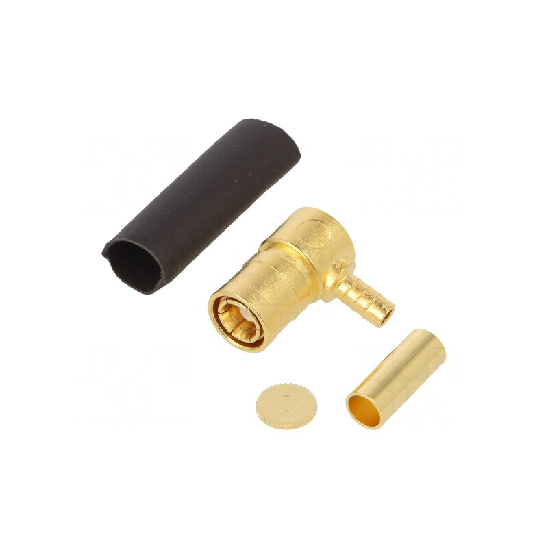 Soclu SMB mamă unghi 90° 50Ω PTFE | Electronic-mag.ro | Componente Electronice