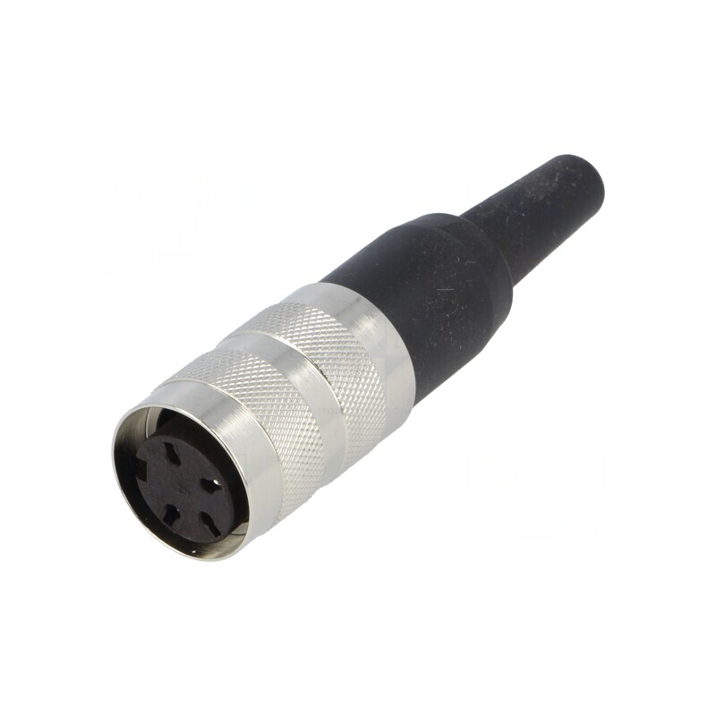 Conector M16 Mufă Mamă 4 PIN 5A 300V Drept | Electronic-mag.ro | Componente Electronice