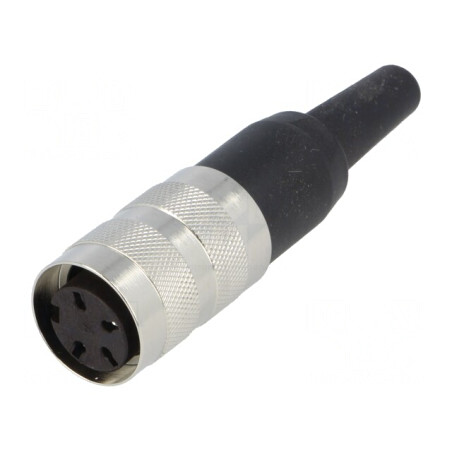 Conector M16 Mufă Mamă 4 PIN 5A 300V Drept | Electronic-mag.ro | Componente Electronice
