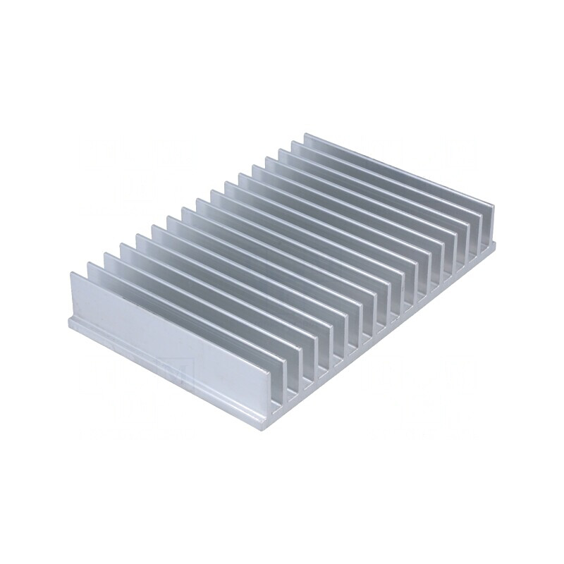 Radiator extrudat cu aripioare 100x150x25 mm brut | Electronic-mag.ro | Componente Electronice